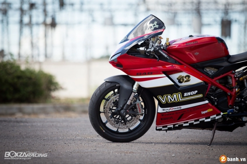 Ducati 848 evo độ đầy nổi bật với phong cách xe đua - 5