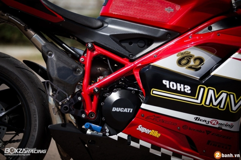 Ducati 848 evo độ đầy nổi bật với phong cách xe đua - 11