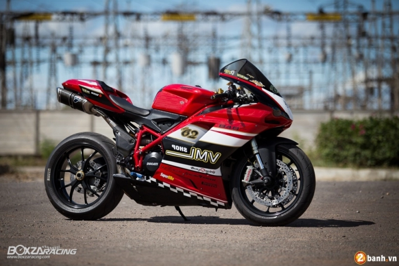 Ducati 848 evo độ đầy nổi bật với phong cách xe đua - 1