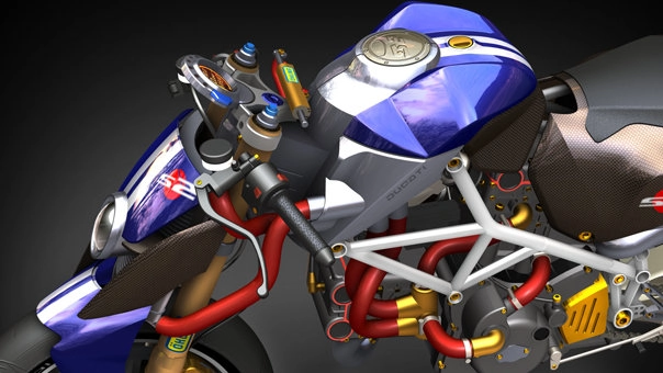 Ducati s2-braida xế độ phong cách độc đáo - 3