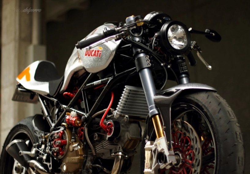 Ducati s2r 1000 độ phong cách cafe racer - 3