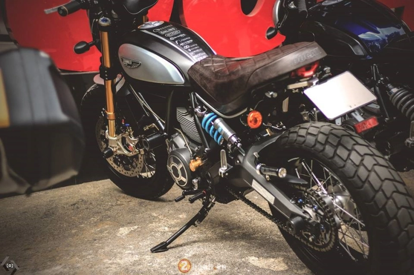 Ducati scrambler độ siêu khủng của một biker hà thành - 15