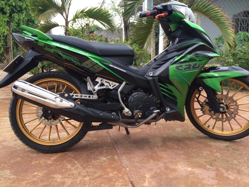 Exciter xanh lá crg của biker tây ninh - 2