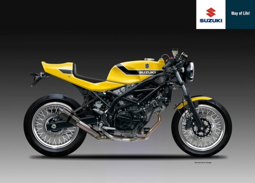 Hai phiên bản concept cafe racer và scramber đầy ấn tượng của suzuki sv650 - 3