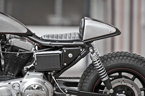 Harley-davidson sportster em cafe racer vô tình - 7