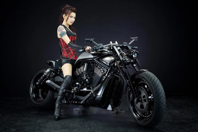 Harley v-rod bad land scorpio-rod gaga phiên bản độ đầy hoang dại - 1