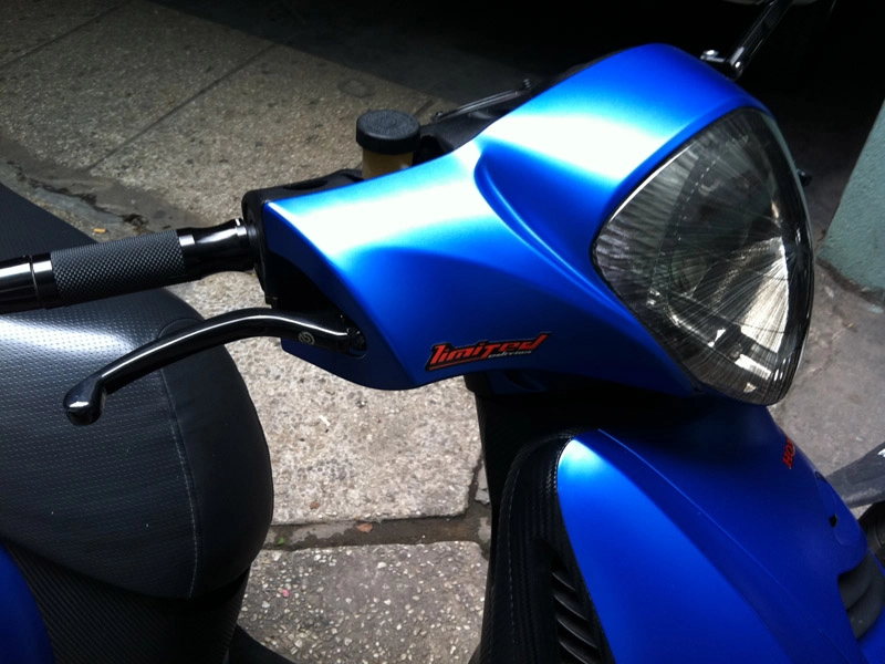 Honda ps xanh dương nhám độ khủng - 7