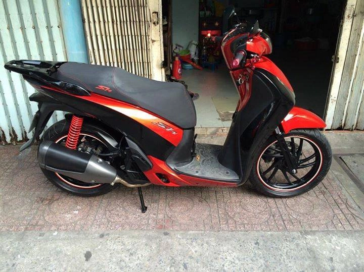 Honda sh với màu đỏ candy cực tươi - 3