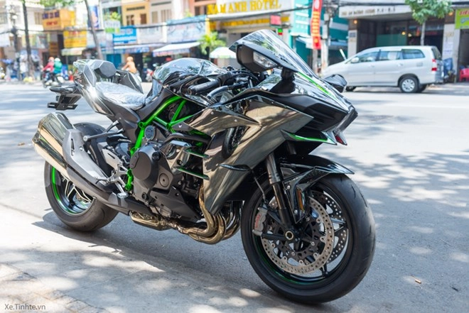 hot kawasaki ninja h2 đầu tiên tại vn độ pô sc project - 1