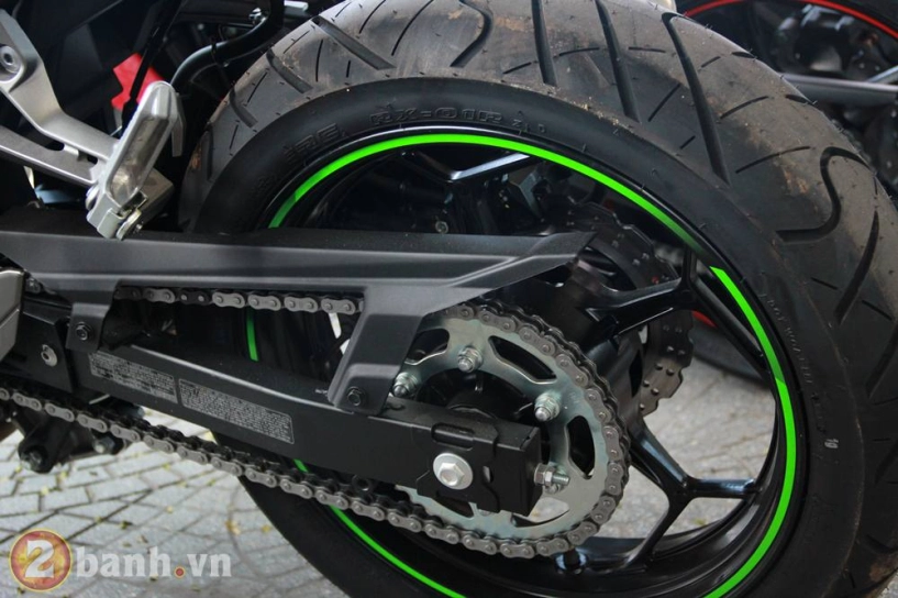 Kawasaki ninja 300 với chiếc áo xanh tuyệt đẹp - 8