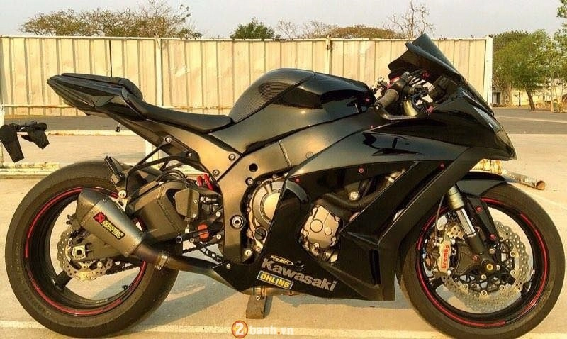 Kawasaki ninja zx-10r gen 4 siêu ngầu trong bản độ hàng hiệu - 8