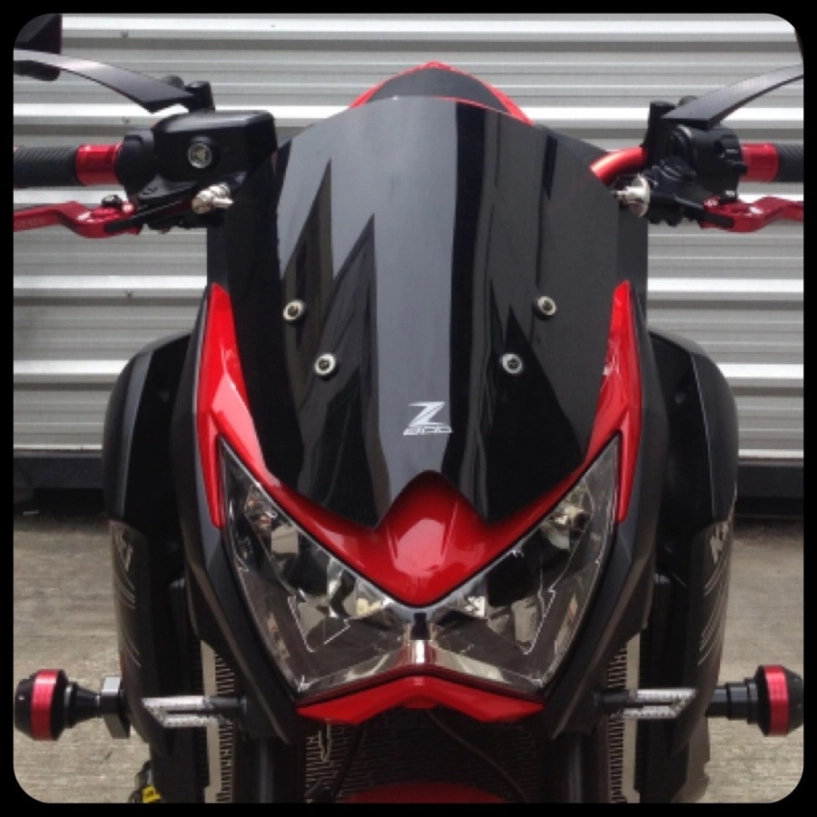 Kawasaki z800 kiếp đỏ đen tuyệt đẹp - 2