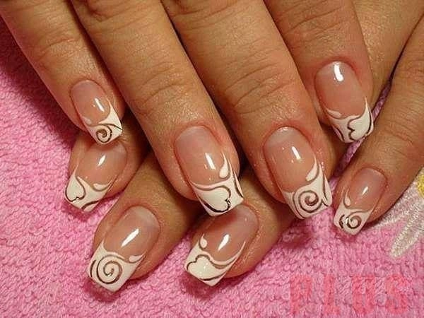 Mẫu nail đẹp màu đỏ trắng 2017 bắt mắt tinh tế cho nàng sang trọng - 11