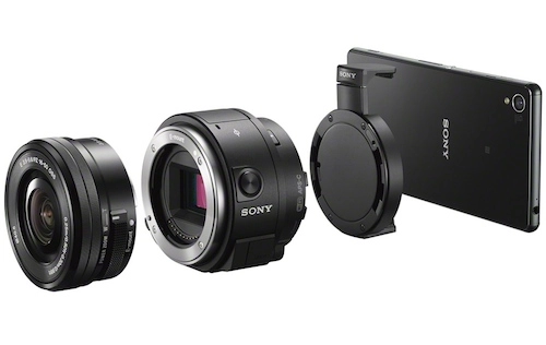 Máy ảnh mirrorless kiêm ống kính dáng độc đáo của sony - 1