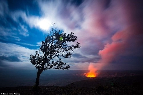 Nghẹt thở với bộ ảnh ngoạn mục bên miệng núi lửa hawaii - 4