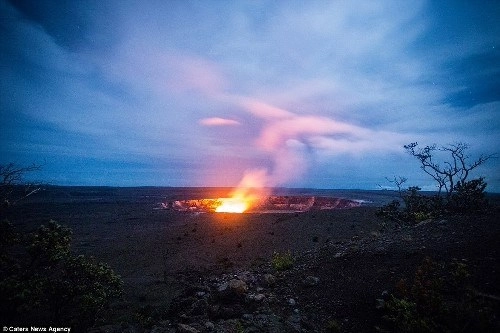 Nghẹt thở với bộ ảnh ngoạn mục bên miệng núi lửa hawaii - 7