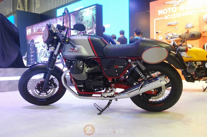 Những mẫu xe pkl của aprilia và moto guzzi tại triển lãm vmcs 2016 - 9