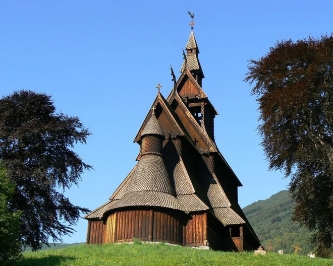 Những nhà thờ gỗ đẹp tinh xảo ở na uy - 7