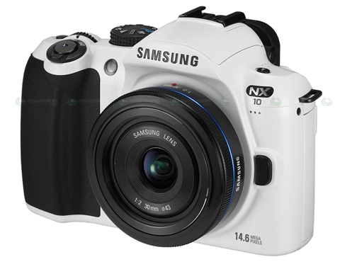 Samsung nx-10 màu trắng tuyết - 3