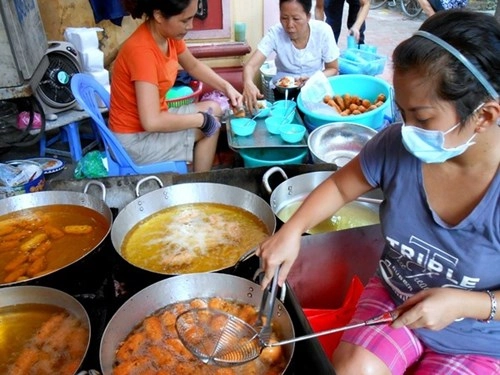 Se lạnh gió thu đi ăn bánh rán nóng hổi trên tây hồ - 2