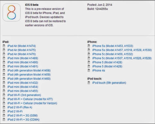 Tải và cài đặt ios 8 beta 1 cho iphone ipad ipod touch - 2