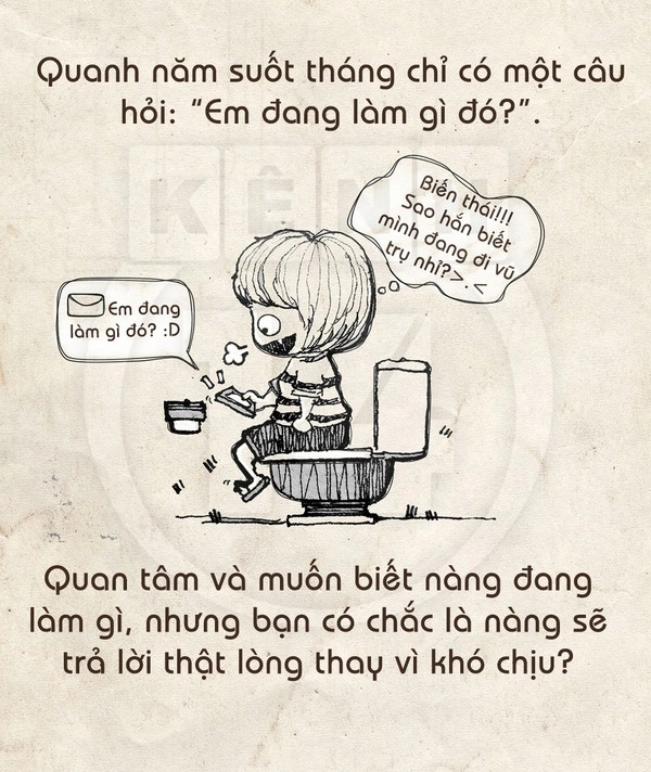 Tranh vui những kiểu tin nhắn có thể khiến bạn không bao giờ cưa đổ nàng - 1