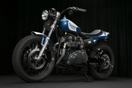 Triumph street tracker mẫu xe độ của một tay đua - 2