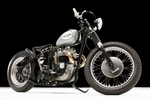 Triumph tr6 bobber anh trên đất mỹ - 1