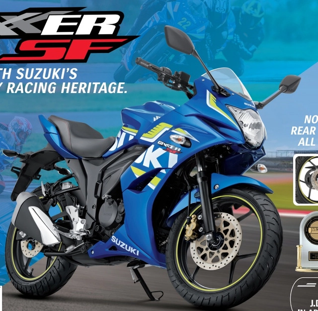 Xe côn tay giá rẻ suzuki gixxer 150 và gixxer sf150 được trang bị thêm phanh đĩa sau - 2