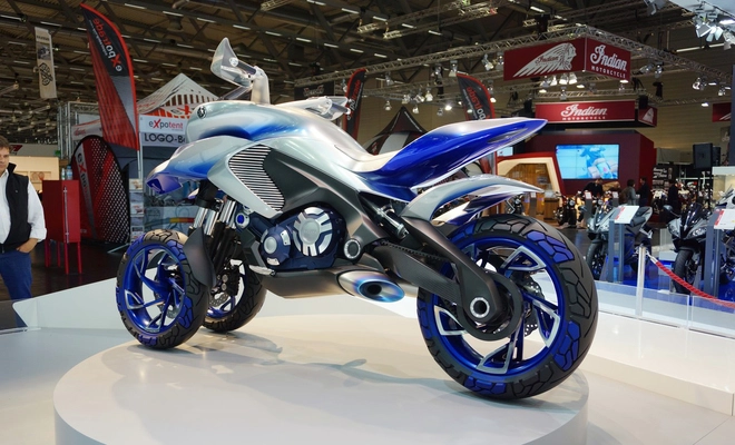 Yamaha 01gen concept siêu môtô 3 bánh đến từ tương lai - 3