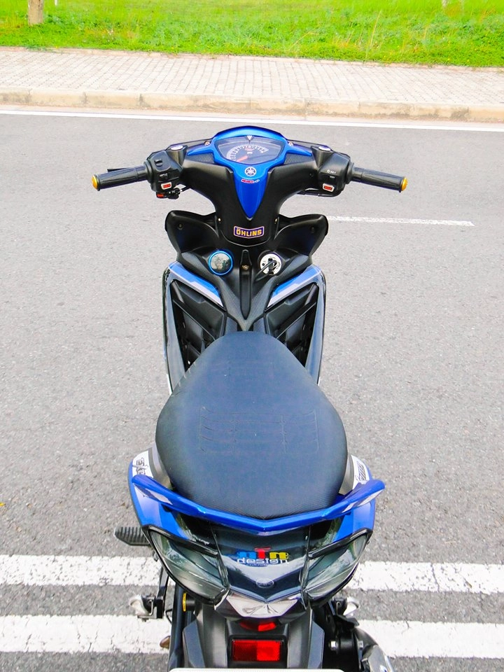 Yamaha exciter độ xanh đen mạnh mẽ và cá tính - 7