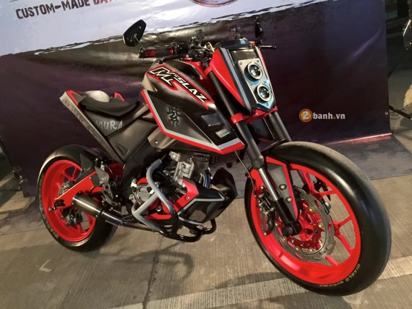 Yamaha m-slaz đầy ấn tượng với phong cách streetfighter - 2