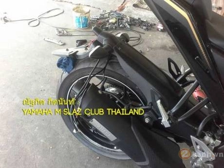 Yamaha m-slaz độ pas biển số cực độc - 4