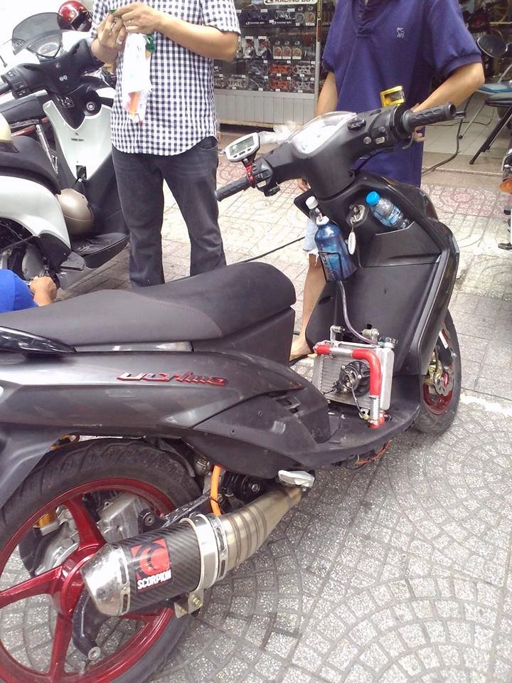 Yamaha mio két nước đeo ohlins cực cool - 3