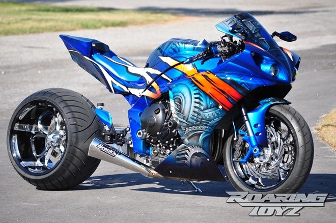 Yamaha r1 phong cách drag bike - 1