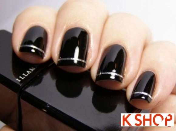 10 mẫu nail móng tay kim tuyến đẹp 2016 cho cô nàng sang trọng ấn tượng nhất - 7