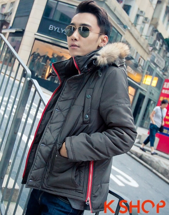 11 áo khoác phao nam đẹp thu đông 2015 2016 kiểu hàn quốc ấm áp trong giá lạnh - 8