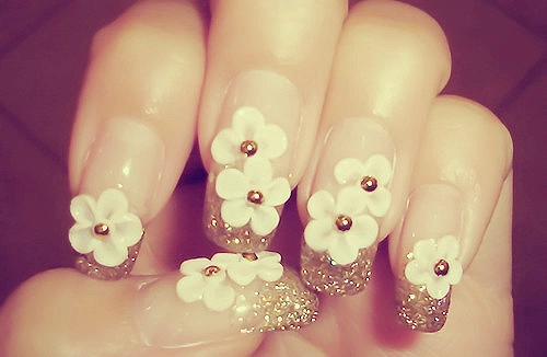 14 kiểu nail móng tay màu pastel đẹp 2016 nhẹ nhàng cho cô dâu nổi bật - 4