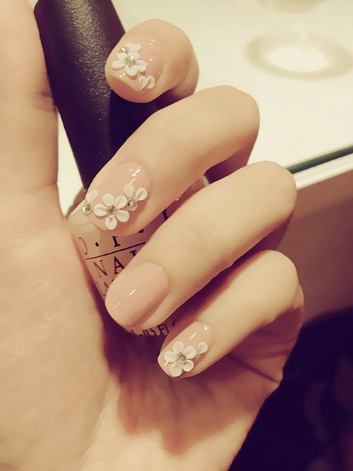 14 kiểu nail móng tay màu pastel đẹp 2016 nhẹ nhàng cho cô dâu nổi bật - 5