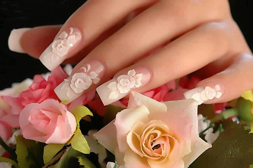 14 kiểu nail móng tay màu pastel đẹp 2016 nhẹ nhàng cho cô dâu nổi bật - 6