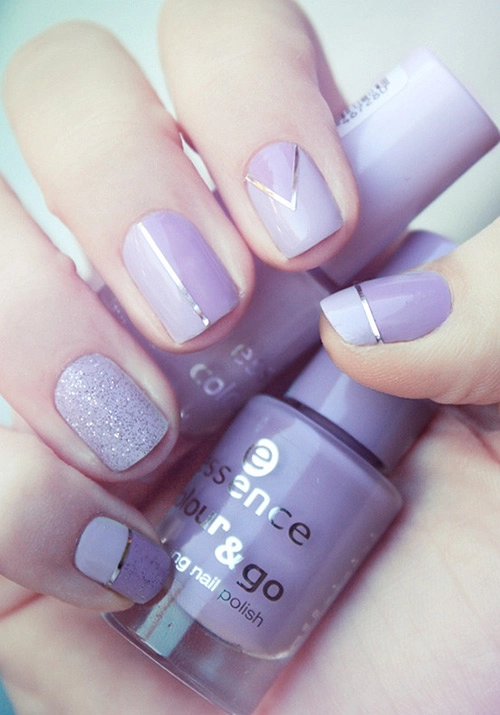 14 kiểu nail móng tay màu pastel đẹp 2016 nhẹ nhàng cho cô dâu nổi bật - 11