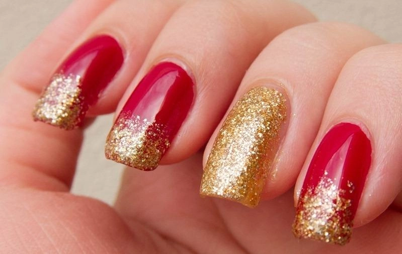 15 mẫu móng tay nail đỏ đẹp ngọt ngào quyến rũ nổi bật 2016 - 5