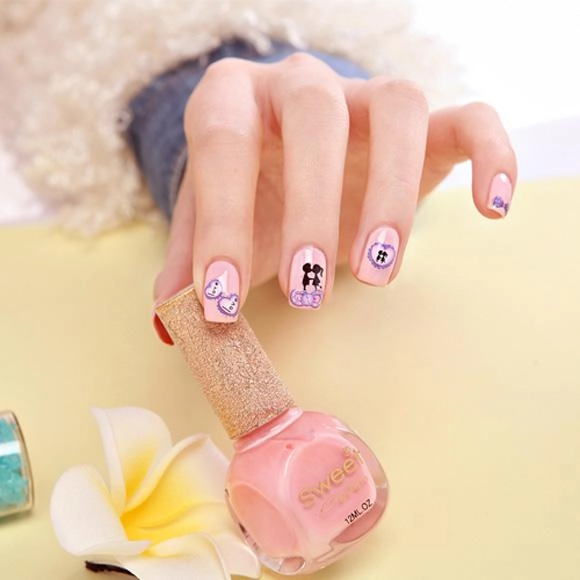 15 mẫu móng tay nail hoạt hình đẹp dễ thương cho bạn gái dạo phố 2016 - 10