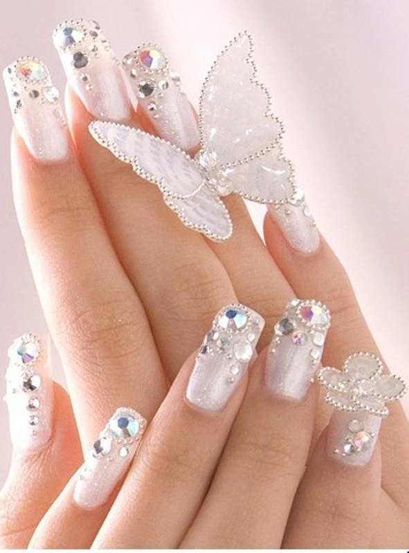 18 mẫu nail móng tay đẹp sang trọng quý phái cho cô dâu hot nhất 2016 - 12
