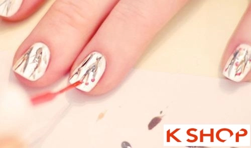 2 kiểu vẽ nail móng tay hoa đẹp 2016 đơn giản nghệ thuật cho bạn gái - 14