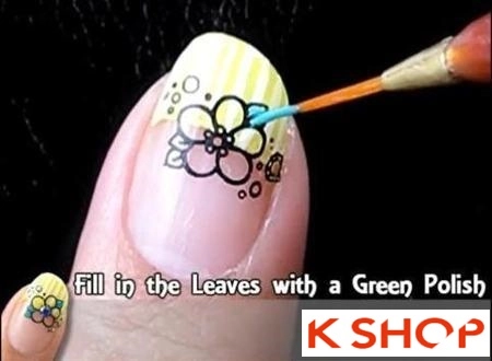 3 cách vẽ móng tay nail đẹp họa tiết đơn giản dễ thương 2016 - 19