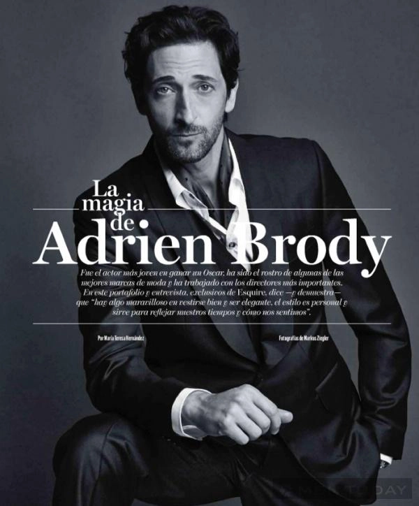 Adrien brody hào hoa đầy lôi cuốn trên esquire - 2