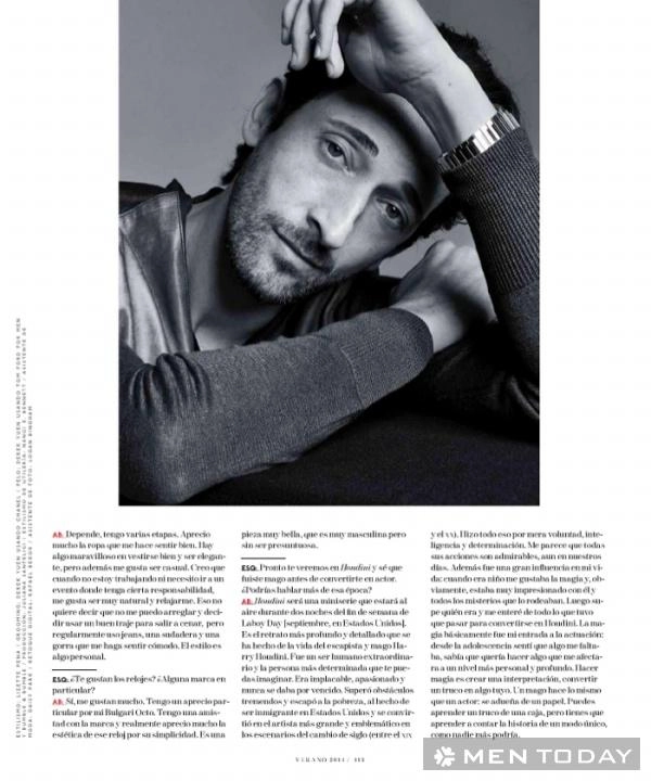 Adrien brody hào hoa đầy lôi cuốn trên esquire - 12