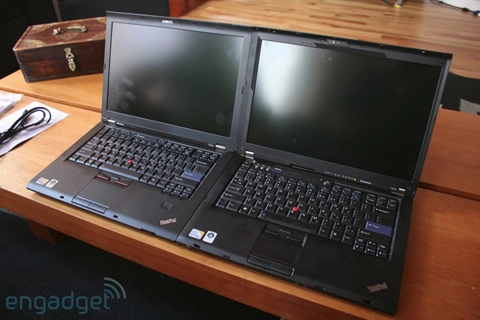 Ảnh so sánh thinkpad t400 và t400s - 1