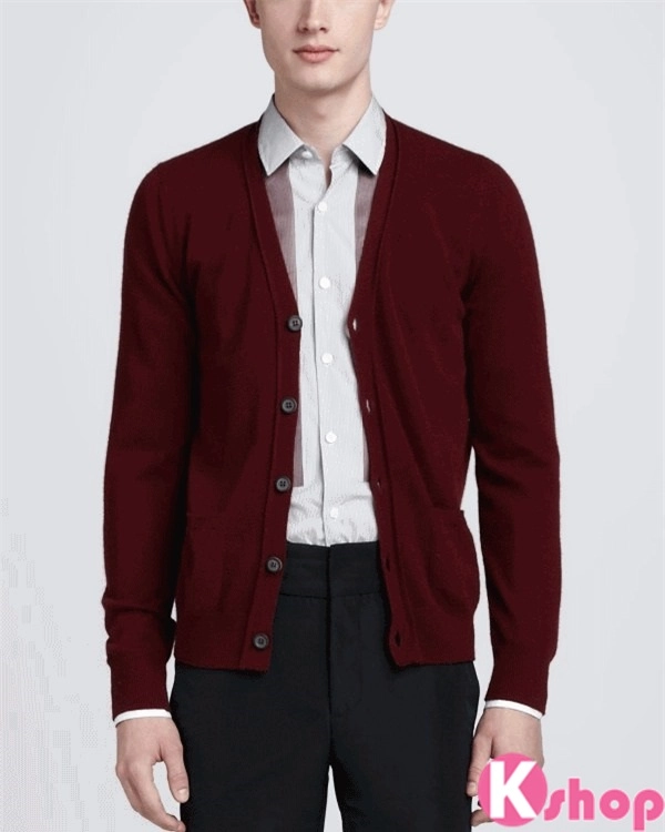 Áo khoác cardigan nam mỏng đẹp cho chàng sành điệu trẻ trung đông 2015 2016 - 3
